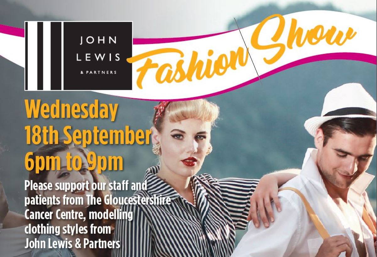 John Lewis fashion show promotional poster